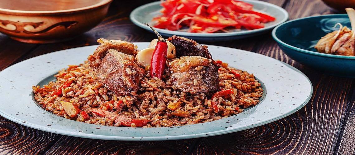 Красный рис «Рубин» для плова с курицей